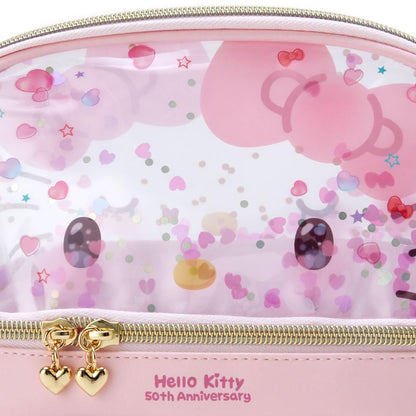 Sanrio Hello Kitty 50th Anniv Pouch 517623- Japan Figure Store - #1 Bring To You The Best Japanese Goods