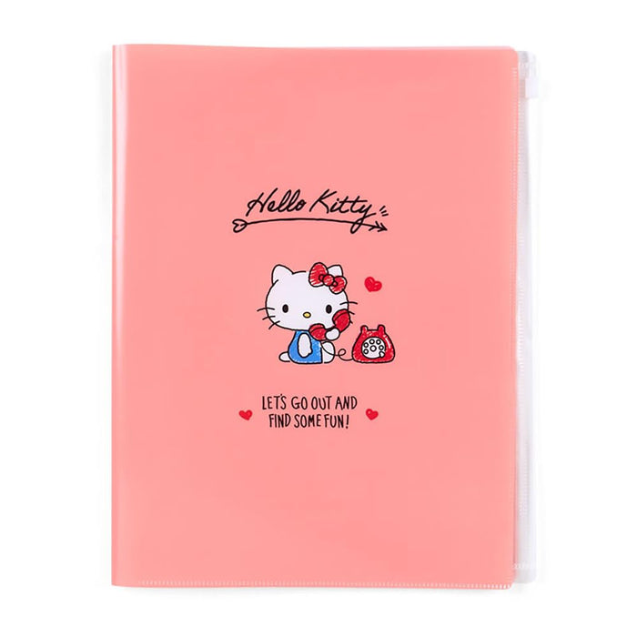 Sanrio Hello Kitty 6 Pocket Clear File 549614 - Japan- Japan Figure Store - #1 Bring To You The Best Japanese Goods