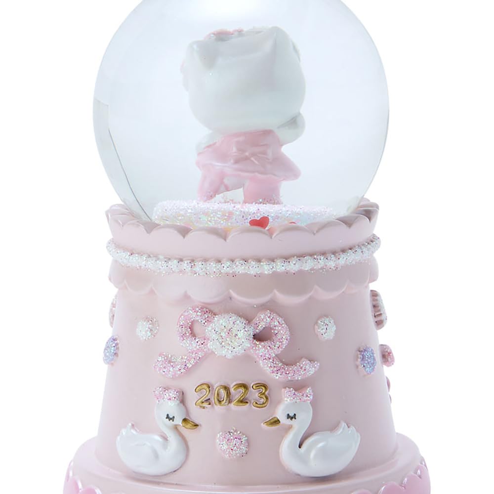 Sanrio Hello Kitty 5.5x5.5x8.5cm Snow Globe 133230- Japan Figure Store - #1 Bring To You The Best Japanese Goods