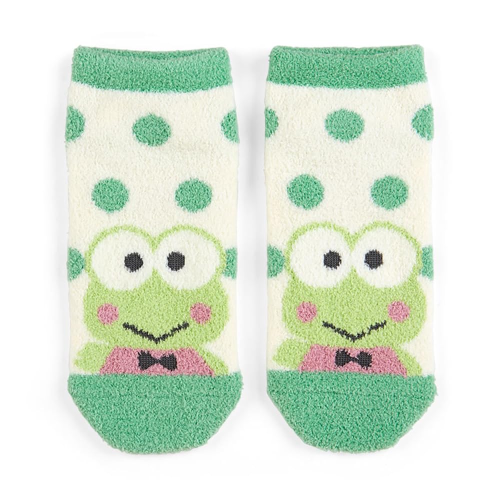 Sanrio Keroppi Fluffy Socks 234559- Japan Figure Store - #1 Bring To You The Best Japanese Goods
