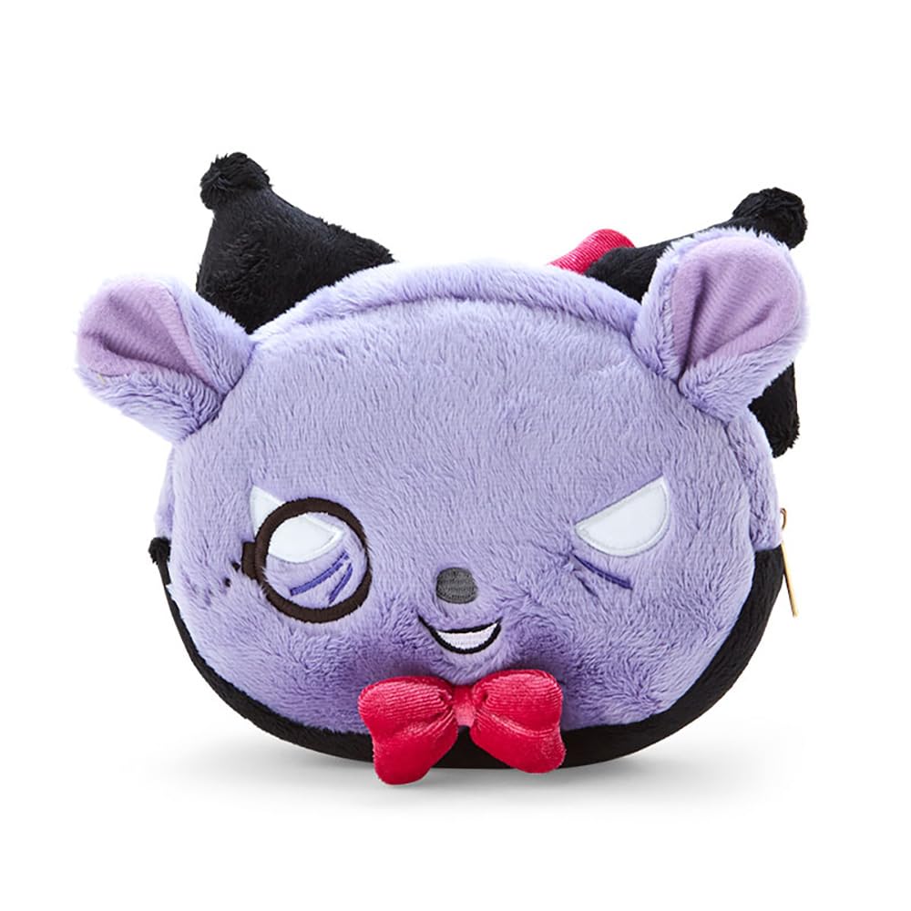 Sanrio Kuromi & Baku Face Shape Boa Pouch Japan 133884- Japan Figure Store - #1 Bring To You The Best Japanese Goods