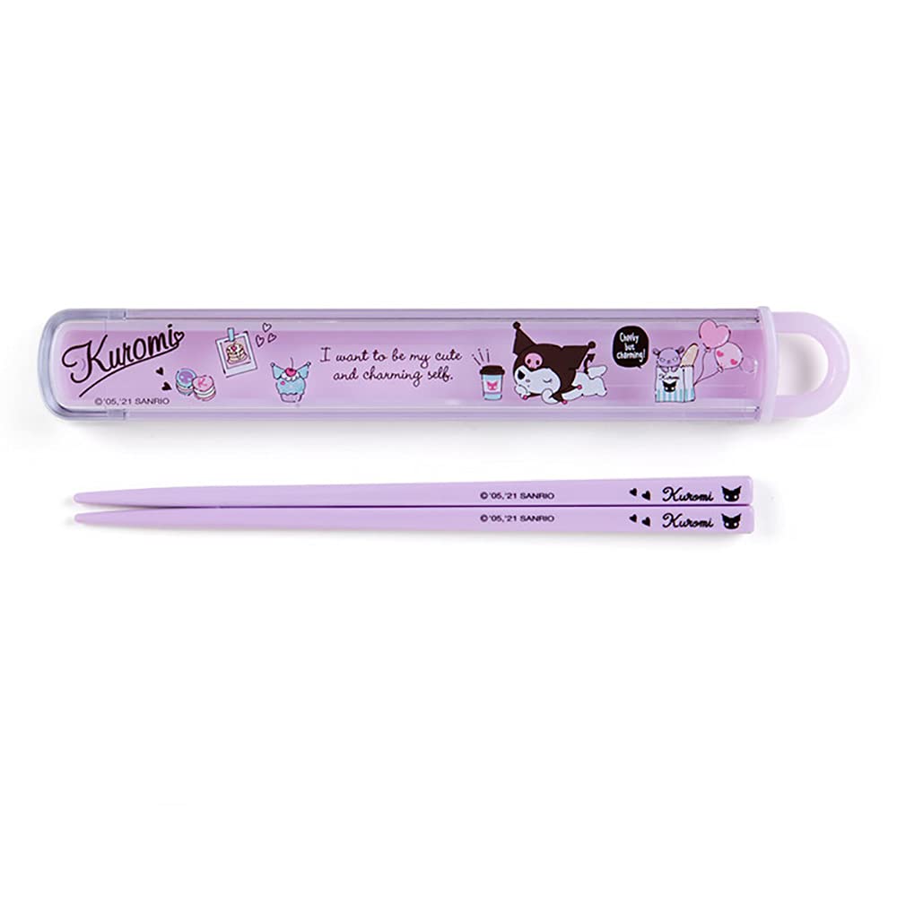 SANRIO Chopsticks & Case Kuromi- Japan Figure Store - #1 Bring To You The Best Japanese Goods