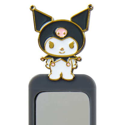 Sanrio Kuromi Compact Mirror Easy To Put In Pocket When Going Out Portable Mirror Made In Japan- Japan Figure Store - #1 Bring To You The Best Japanese Goods