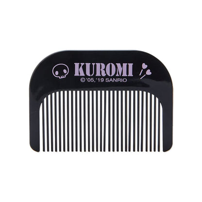 Sanrio Kuromi Face Mirror and Comb Set 963844 – Compact Beauty Essentials- Japan Figure Store - #1 Bring To You The Best Japanese Goods