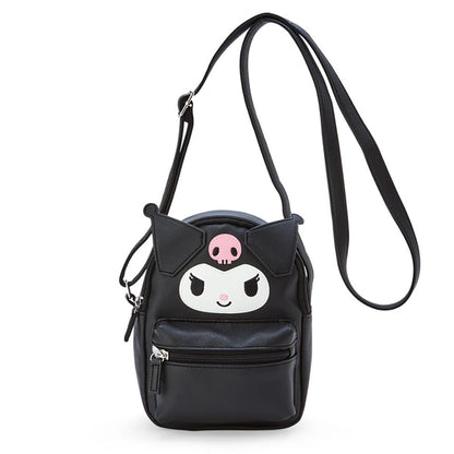 Sanrio Kuromi Face Shoulder Bag Japan 413551- Japan Figure Store - #1 Bring To You The Best Japanese Goods