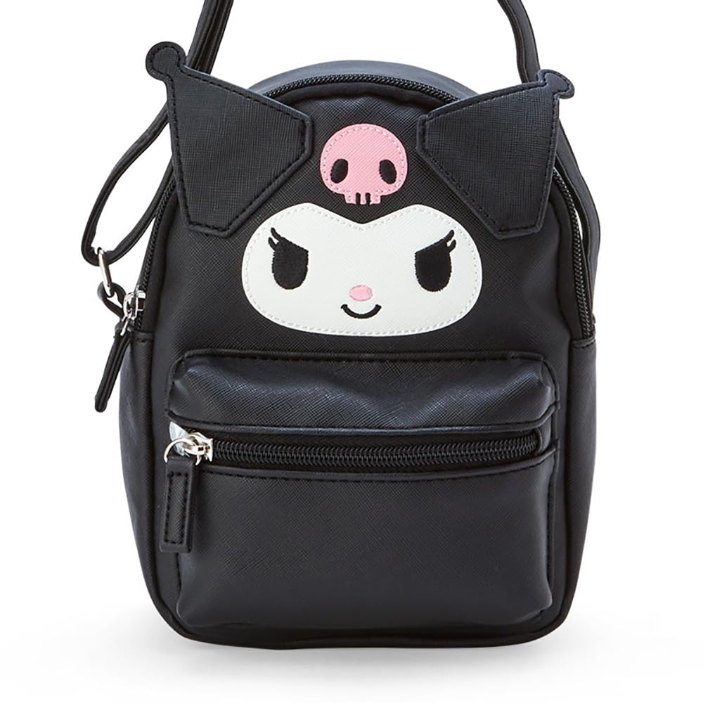 Sanrio Kuromi Face Shoulder Bag Japan 413551- Japan Figure Store - #1 Bring To You The Best Japanese Goods