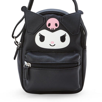 Sanrio Kuromi Face Shoulder Bag Japan 413551- Japan Figure Store - #1 Bring To You The Best Japanese Goods