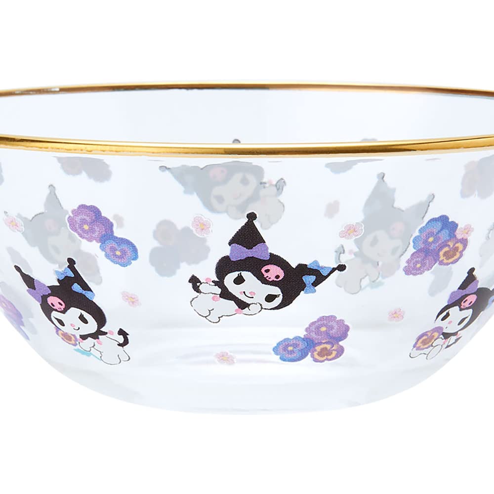Sanrio Kuromi Japan Glass Bowl 080993- Japan Figure Store - #1 Bring To You The Best Japanese Goods