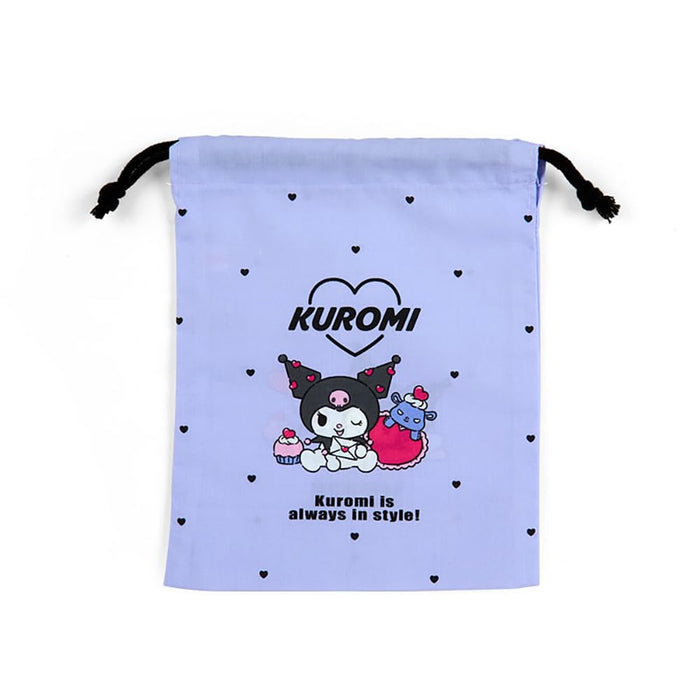 Sanrio Kuromi Drawstring Bag From Japan - 254487- Japan Figure Store - #1 Bring To You The Best Japanese Goods