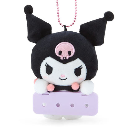 Sanrio Kuromi Mascot Holder Mai Pachirun Series 675245 Japan- Japan Figure Store - #1 Bring To You The Best Japanese Goods
