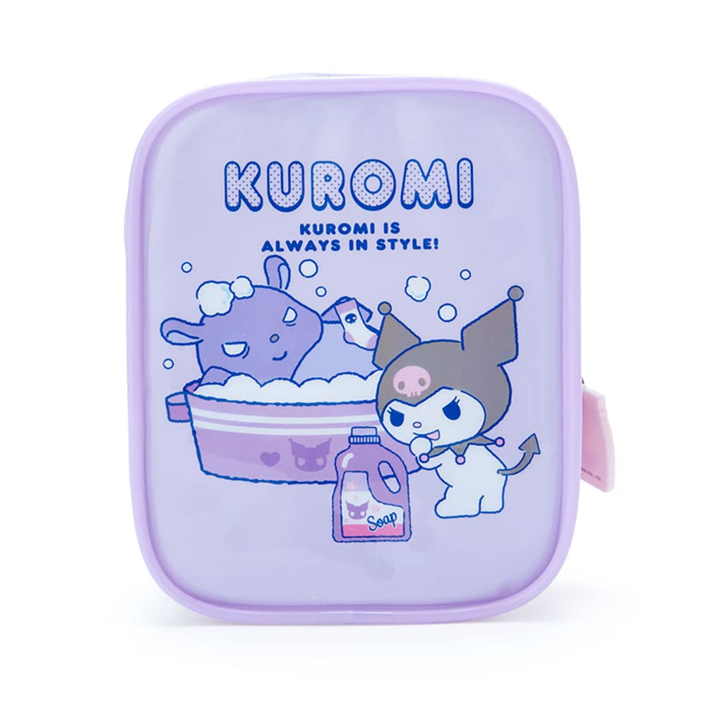 Sanrio 270482 Kuromi Vinyl Pouch Sanrio Washing Day Kuromi Character Vinyl Pouch- Japan Figure Store - #1 Bring To You The Best Japanese Goods