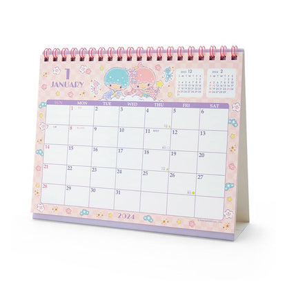 Sanrio Little Twin Stars Ring Calendar 2024 Japan 699781- Japan Figure Store - #1 Bring To You The Best Japanese Goods