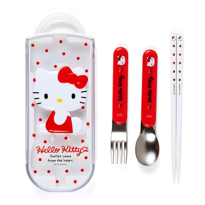 Sanrio Hello Kitty Relief Lunch Trio Set From Japan - 013803- Japan Figure Store - #1 Bring To You The Best Japanese Goods