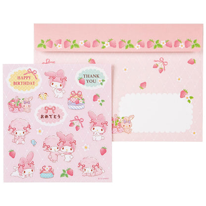 Sanrio My Melody Strawberry Greeting Card Mu131-3 Japan 732745 | International Shipping- Japan Figure Store - #1 Bring To You The Best Japanese Goods