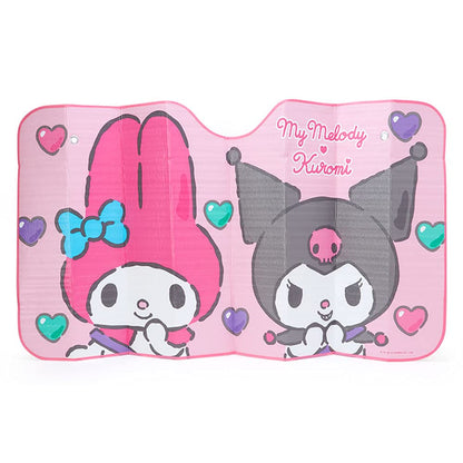 SANRIO Car Sunshade My Melody & Kuromi- Japan Figure Store - #1 Bring To You The Best Japanese Goods