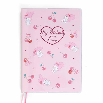 Sanrio My Melody B6 Horizontal Ruled Diary 2024 Japan 703851- Japan Figure Store - #1 Bring To You The Best Japanese Goods