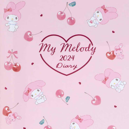 Sanrio My Melody B6 Horizontal Ruled Diary 2024 Japan 703851- Japan Figure Store - #1 Bring To You The Best Japanese Goods