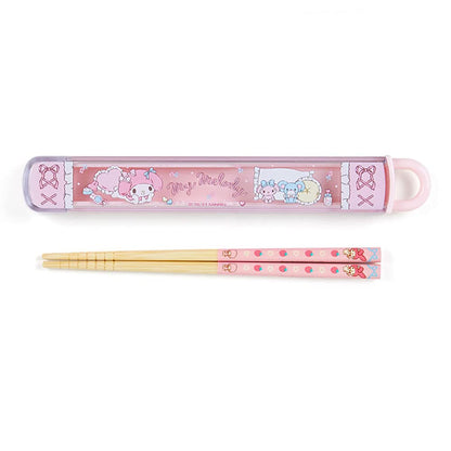 SANRIO Chopsticks & Case My Melody- Japan Figure Store - #1 Bring To You The Best Japanese Goods