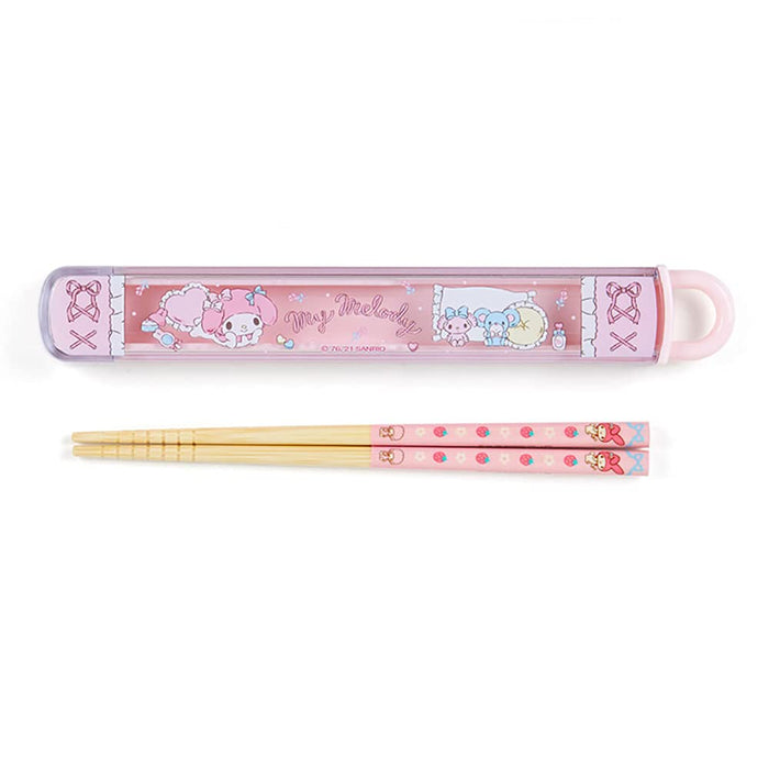 SANRIO Chopsticks & Case My Melody- Japan Figure Store - #1 Bring To You The Best Japanese Goods