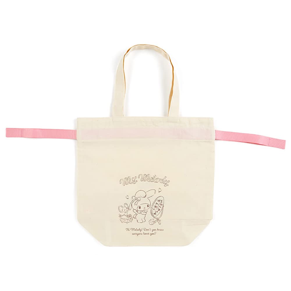 SANRIO Drawstring Bag M My Melody Beige- Japan Figure Store - #1 Bring To You The Best Japanese Goods