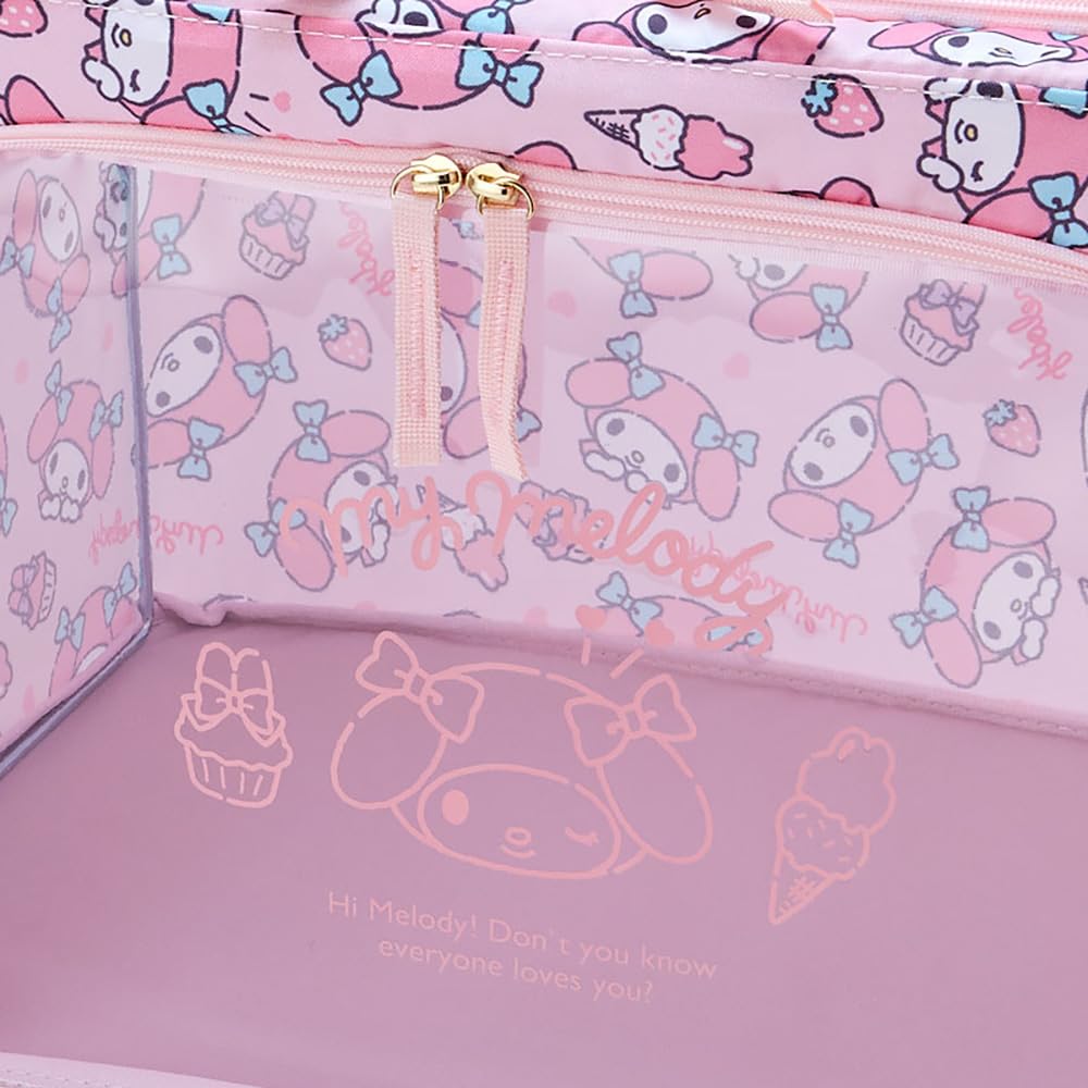 Sanrio My Melody Folding Storage Case W/ Window - Japan 313980- Japan Figure Store - #1 Bring To You The Best Japanese Goods