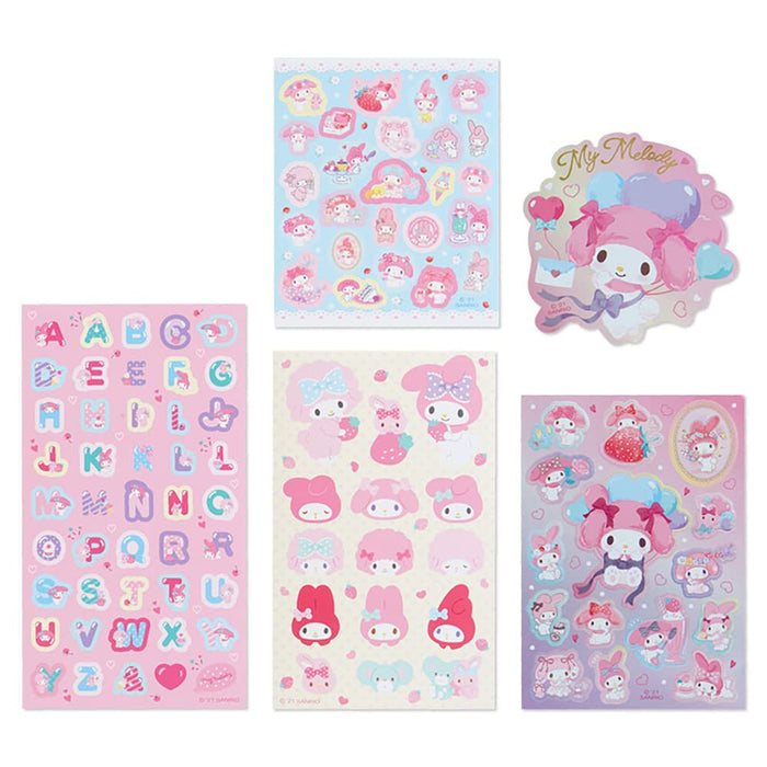 Sanrio My Melody 078077 Volume Seal Set for Crafts and Scrapbooking- Japan Figure Store - #1 Bring To You The Best Japanese Goods