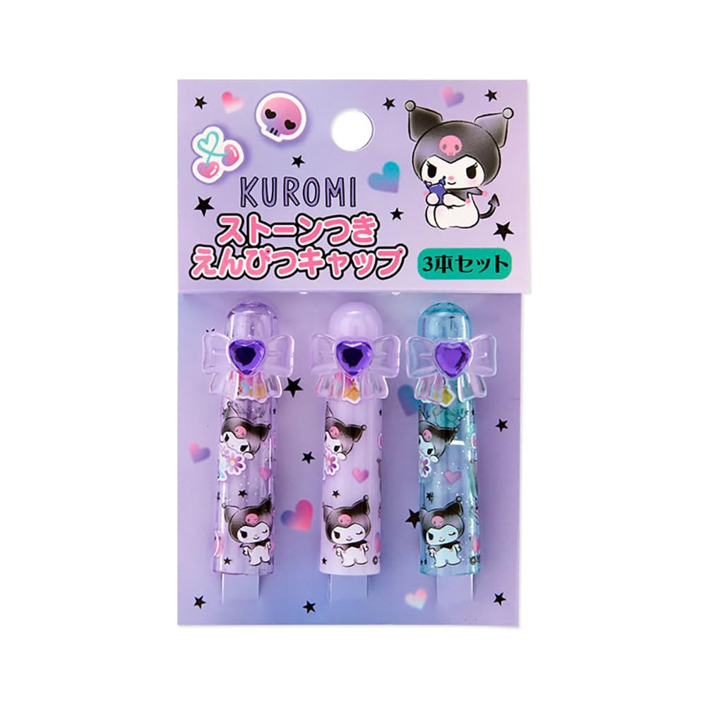 Sanrio Kuromi Pencil Cap 1.5x1.4x4.5cm 566110- Japan Figure Store - #1 Bring To You The Best Japanese Goods