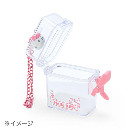 Sanrio My Melody Mini Clear Case 8x8x4cm 604461 - Pitatto Friends Customization Supplies- Japan Figure Store - #1 Bring To You The Best Japanese Goods
