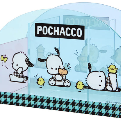 Sanrio Pochacco Checked Design Acrylic Multi Stand 875406- Japan Figure Store - #1 Bring To You The Best Japanese Goods