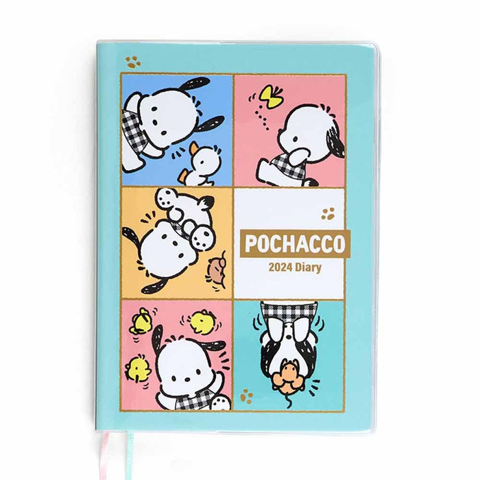 Sanrio Pochacco B6 Diary 2024 Japan - Block Type 704156- Japan Figure Store - #1 Bring To You The Best Japanese Goods
