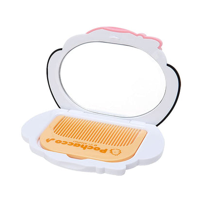 Sanrio Pochacco Face Mirror Comb Set 979601- Japan Figure Store - #1 Bring To You The Best Japanese Goods