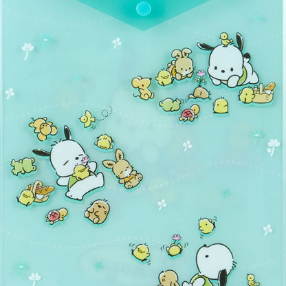 Sanrio 356999 Pochacco Pocket Clear File Japanese Clear File Folders Sanrio Pocket Clear File- Japan Figure Store - #1 Bring To You The Best Japanese Goods