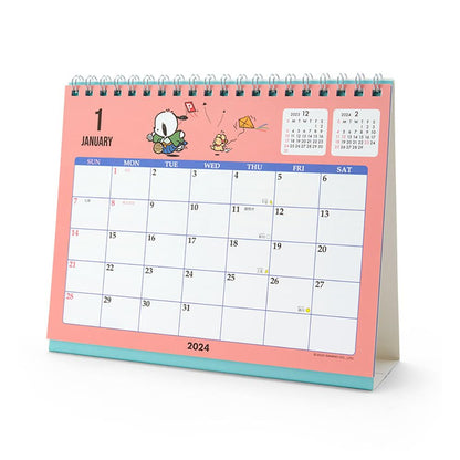 Sanrio Pochacco Ring Calendar 2024 Japan 699993- Japan Figure Store - #1 Bring To You The Best Japanese Goods