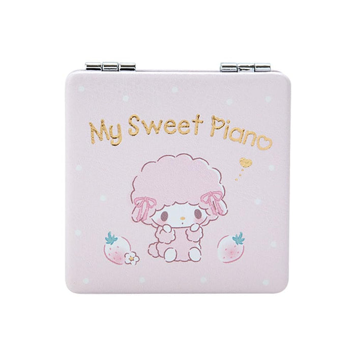 Sanrio My Sweet Piano Compact Pocket Mirror 6x6x0.9cm New Life Personal Accessories- Japan Figure Store - #1 Bring To You The Best Japanese Goods