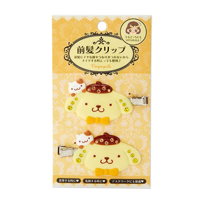 SANRIO Hair Clip Dx 2 Pcs Pom Pom Purin- Japan Figure Store - #1 Bring To You The Best Japanese Goods