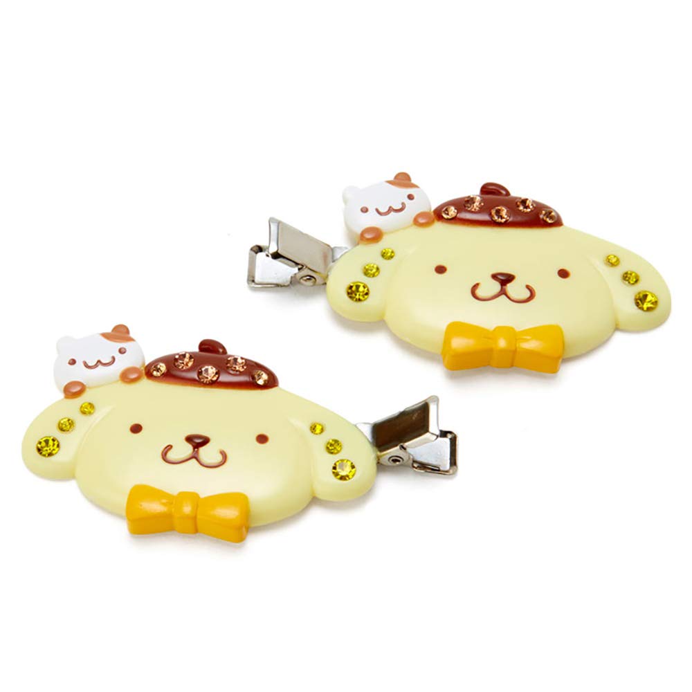 SANRIO Hair Clip Dx 2 Pcs Pom Pom Purin- Japan Figure Store - #1 Bring To You The Best Japanese Goods