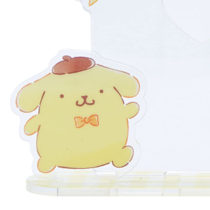 SANRIO Cheki Acrylic Stand Pom Pom Purin Enjoy Idol- Japan Figure Store - #1 Bring To You The Best Japanese Goods