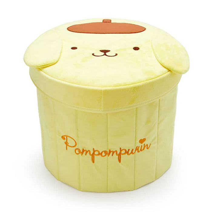 SANRIO Cylindrical Foldable Storage Box Pom Pom Purin- Japan Figure Store - #1 Bring To You The Best Japanese Goods