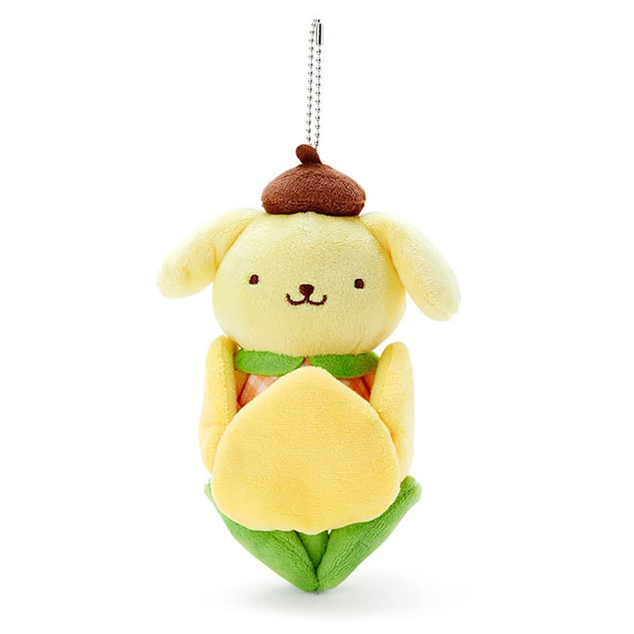 MARUSHIN Sanrio Plush Keychain Mascot Pom Pom Purin Tulip- Japan Figure Store - #1 Bring To You The Best Japanese Goods