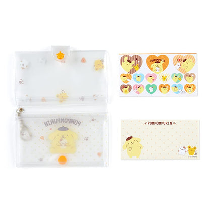 SANRIO Memo Pad & Sticker With Case Pom Pom Purin- Japan Figure Store - #1 Bring To You The Best Japanese Goods