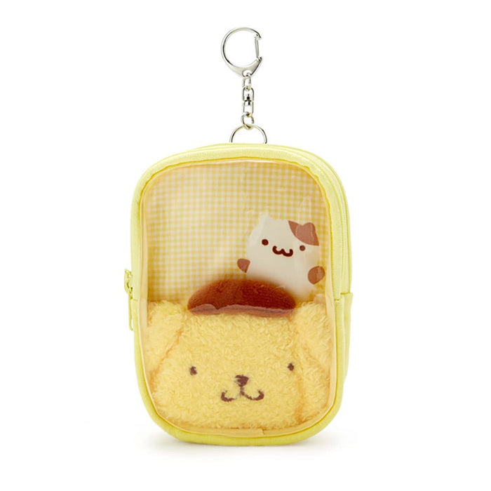Sanrio Mini Pouch Charm Pompompurin Japanese Cosmetic Bags Pompompurin Mini Pouch- Japan Figure Store - #1 Bring To You The Best Japanese Goods