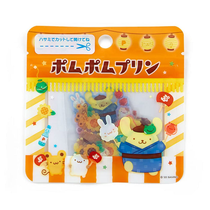 SANRIO Summer Sticker Pack Japanese Style Pom Pom Purin- Japan Figure Store - #1 Bring To You The Best Japanese Goods