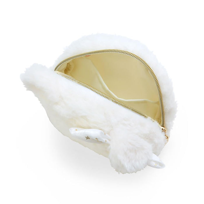 Sanrio Hello Kitty Pouch 13.5x16.5x6cm White 208663- Japan Figure Store - #1 Bring To You The Best Japanese Goods