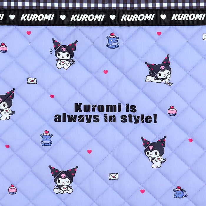 Sanrio Kuromi Quilted Bag 30x42x4cm 207861- Japan Figure Store - #1 Bring To You The Best Japanese Goods