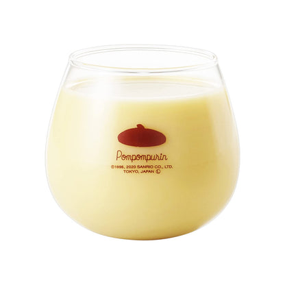 Kanesho Sanrio Pom Pom Purin Yurayura Tumbler Face Glass Cup 320ml Japanese Cute Mugs- Japan Figure Store - #1 Bring To You The Best Japanese Goods
