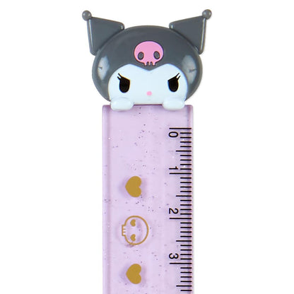 Sanrio Kuromi-Chan Ruler 15cm 4x0.6x18.3cm 502626- Japan Figure Store - #1 Bring To You The Best Japanese Goods