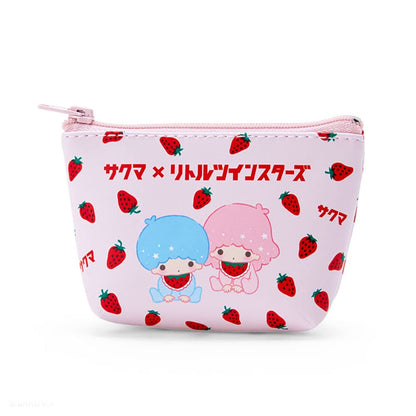 Sanrio Sakuma Little Twin Stars Strawberry Milk Mini Pouch 668061 Japan- Japan Figure Store - #1 Bring To You The Best Japanese Goods