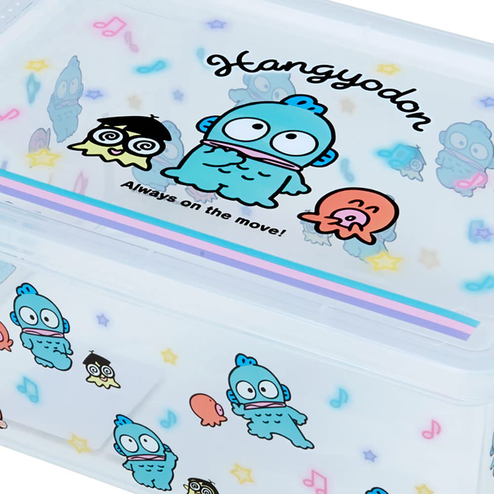 SANRIO Storage Case With Lid Hangyodon- Japan Figure Store - #1 Bring To You The Best Japanese Goods