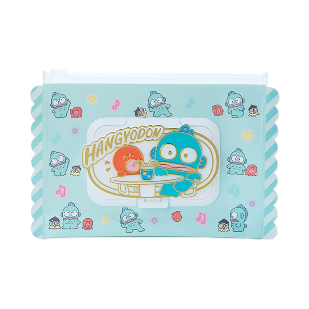 Sanrio Hangyodon Wet Wipe Pouch (Green Soda Version) - Japanese Toy And Stationery- Japan Figure Store - #1 Bring To You The Best Japanese Goods