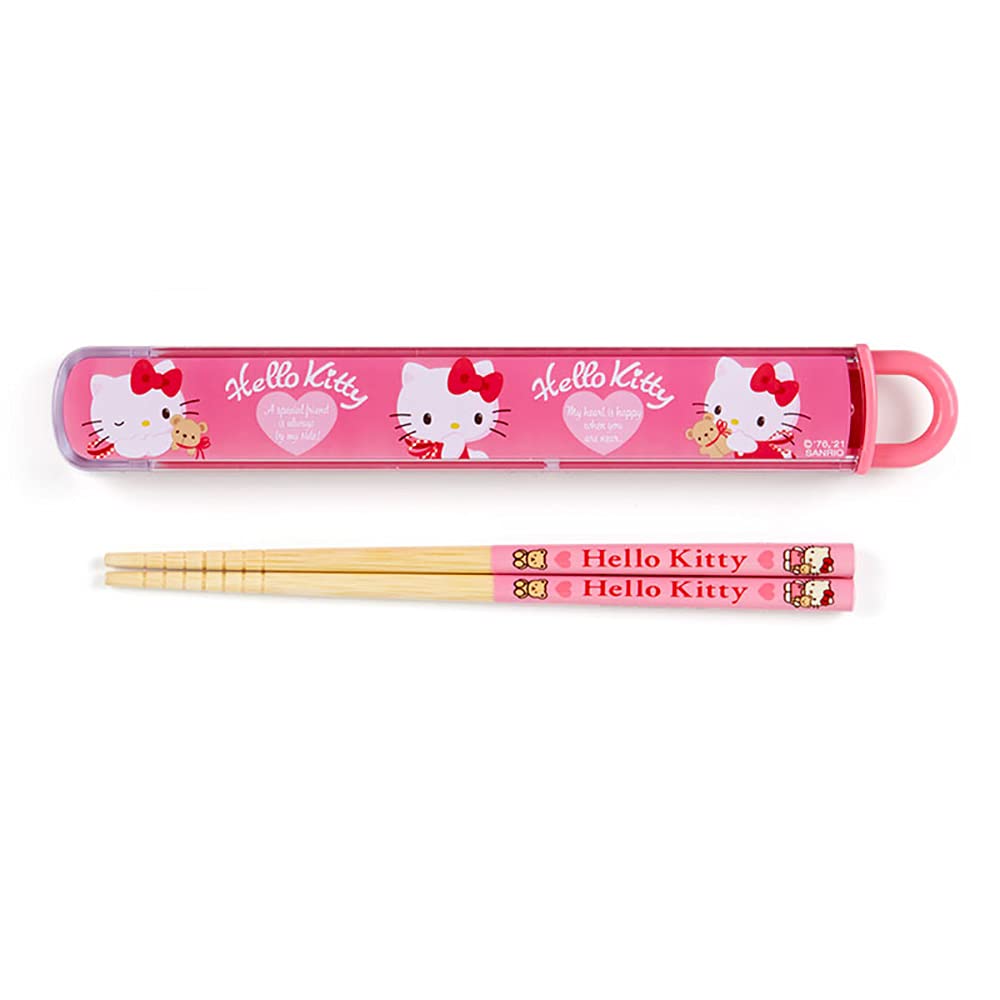 SANRIO Chopsticks With Case Hello Kitty Bear- Japan Figure Store - #1 Bring To You The Best Japanese Goods
